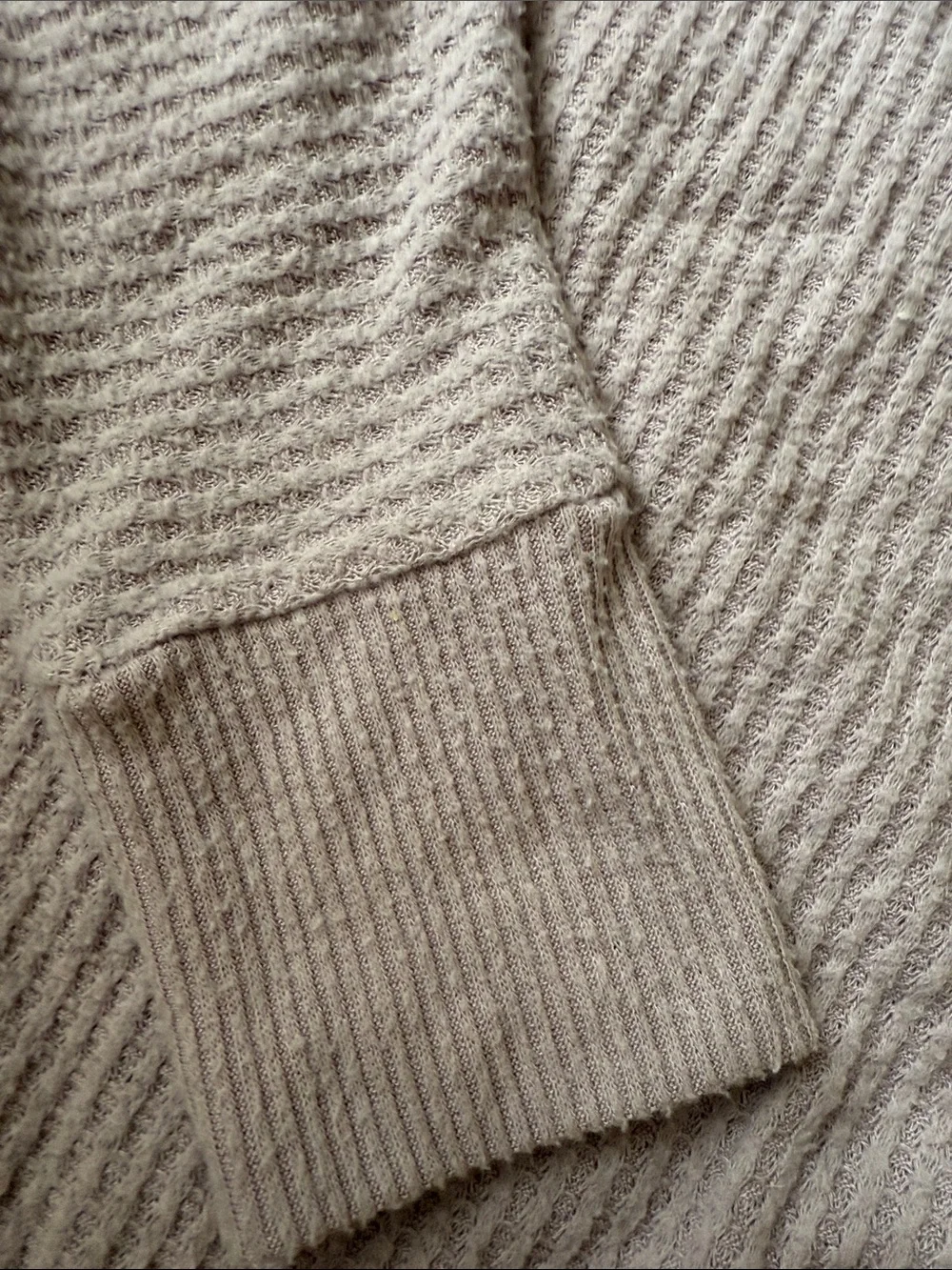 Light Gray V-Neck Women's Sweater